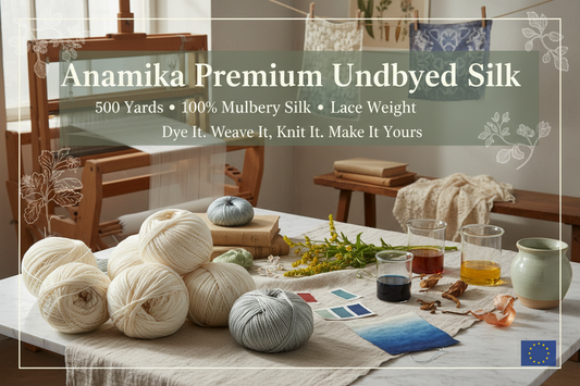 Europe's Favourite Silk Yarn: Why Anamika Undyed Lace Weight is Every Maker's Dream