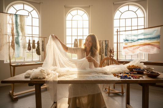 Mulberry Silk Cocoon Fiber: The Complete Guide to Premium Silk Sheets for Spinning, Felting & Textile Art