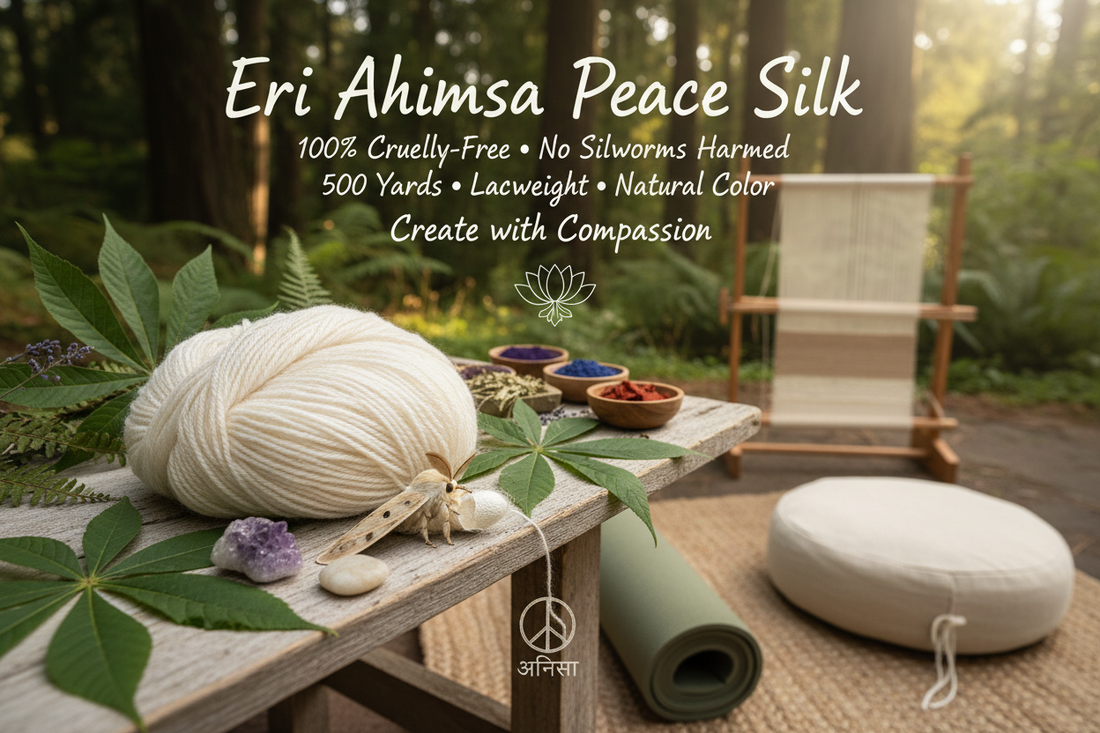 Cruelty-Free Luxury: Why Eri Ahimsa Peace Silk is America's Ethical Yarn Choice