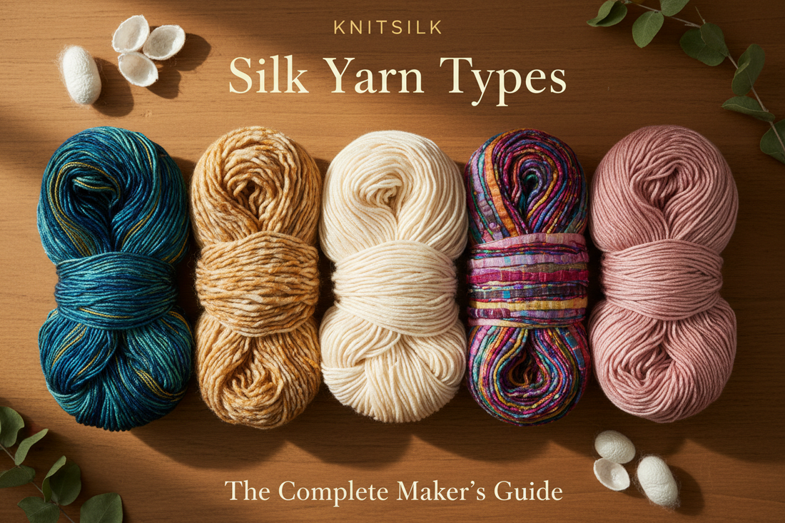 The Complete Guide to Silk Yarn Types: From Mulberry to Tussah to Sari Silk
