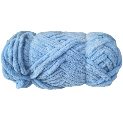 Knitsilk Baby Soft Blankie Wool Yarn |  Natural, Ultra-Soft Wool for Premium Baby Blankets, Cozy Throws & Quick Projects | 100 grams | Skyblue