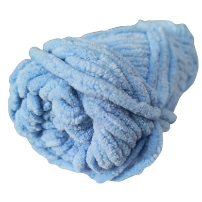 Knitsilk Baby Soft Blankie Wool Yarn |  Natural, Ultra-Soft Wool for Premium Baby Blankets, Cozy Throws & Quick Projects | 100 grams | Skyblue