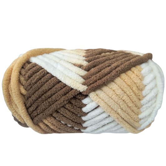 Knitsilk Baby Soft Blankie Wool Yarn |  Natural, Ultra-Soft Wool for Premium Baby Blankets, Cozy Throws & Quick Projects | 100 grams | Dark Tiger