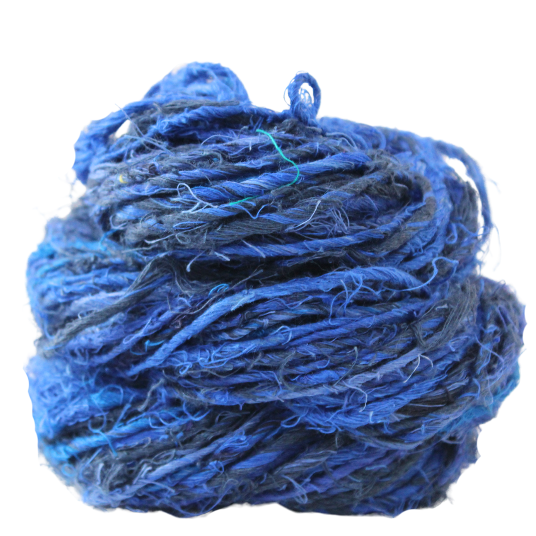 Knitsilk Artisan Linen yarn - Chunky Handspun & Hand-Dyed Yarn | 50 Yards / 100 Grams | Natural & Premium Quality (Pack of 2)