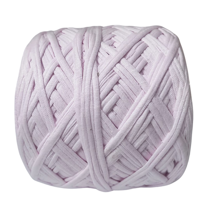 Knitsilk Flexi T-Shirt Yarn – 450g Super Chunky Recycled Cotton Blend – Vibrant Colors – Soft, Durable, Eco-Friendly Bulky Yarn for Knitting, Crochet, Macramé & DIY Crafts, Pastel pink