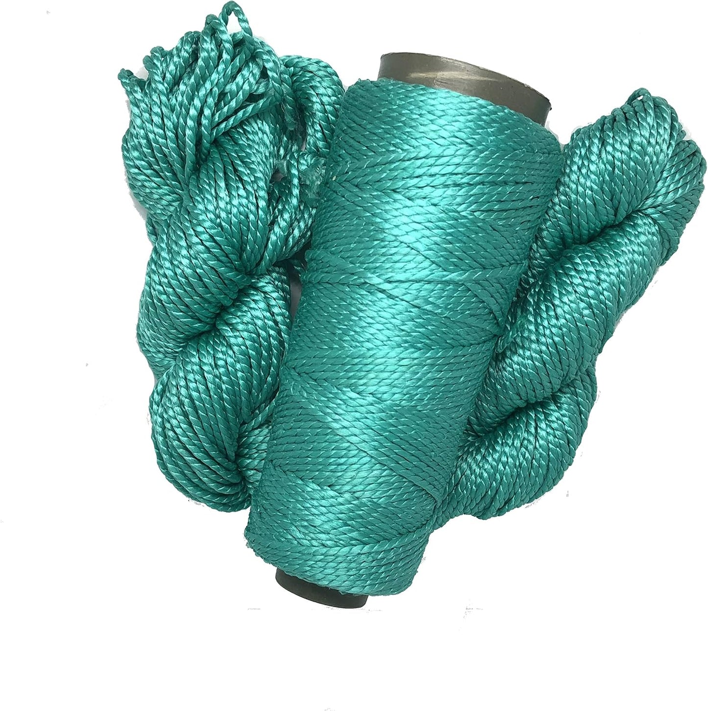 Knitsilk 2 ply Mulberry Silk Yarn in Cones, 50 Grams, 75 Yards, Great for Knitting, Crochet, Jewelry Making (Teal)