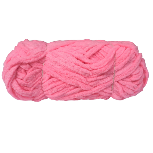 Knitsilk Baby Soft Blankie Wool Yarn |  Natural, Ultra-Soft Wool for Premium Baby Blankets, Cozy Throws & Quick Projects | 100 grams | Bright pink