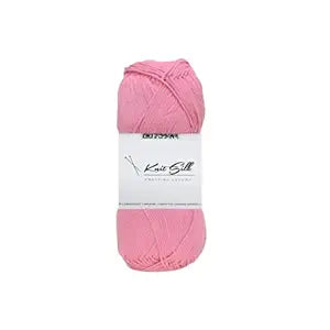 Knitsilk Soft Cotton Knitting Yarn – 100% Cotton | 2 X 100g (Approx. 200+ Yards)