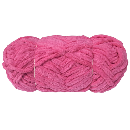 Knitsilk Baby Soft Blankie Wool Yarn |  Natural, Ultra-Soft Wool for Premium Baby Blankets, Cozy Throws & Quick Projects | 100 grams | Hot pink