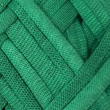 Knitsilk Flexi T-Shirt Yarn – 450g Super Chunky Recycled Cotton Blend – Vibrant Colors – Soft, Durable, Eco-Friendly Bulky Yarn for Knitting, Crochet, Macramé & DIY Crafts, Green