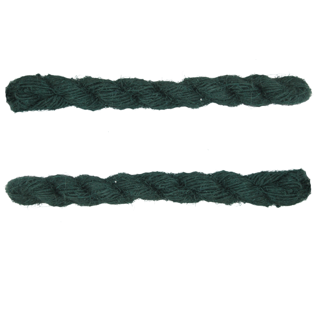 Knitsilk Artisan Linen yarn - Chunky Handspun & Hand-Dyed Yarn | 50 Yards / 100 Grams | Natural & Premium Quality (Pack of 2)