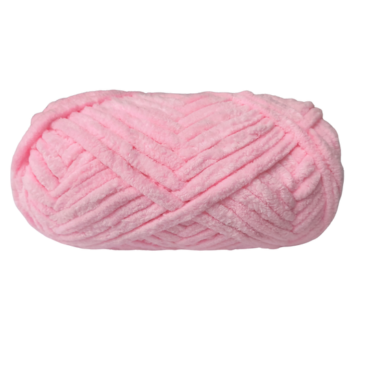 Knitsilk Baby Soft Blankie Wool Yarn |  Natural, Ultra-Soft Wool for Premium Baby Blankets, Cozy Throws & Quick Projects | 100 grams | Babypink