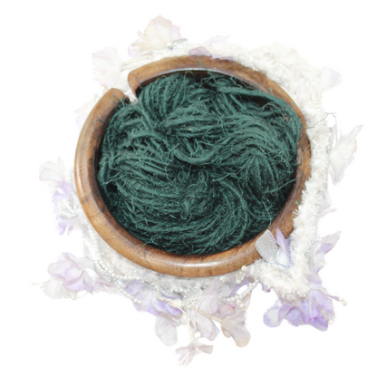 Knitsilk Artisan Linen yarn - Chunky Handspun & Hand-Dyed Yarn | 50 Yards / 100 Grams | Natural & Premium Quality (Pack of 2)
