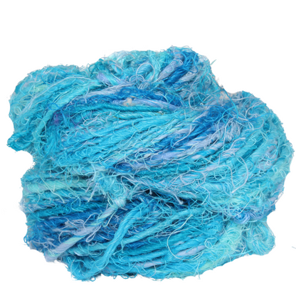 Knitsilk Artisan Linen yarn - Chunky Handspun & Hand-Dyed Yarn | 50 Yards / 100 Grams | Natural & Premium Quality (Pack of 2)