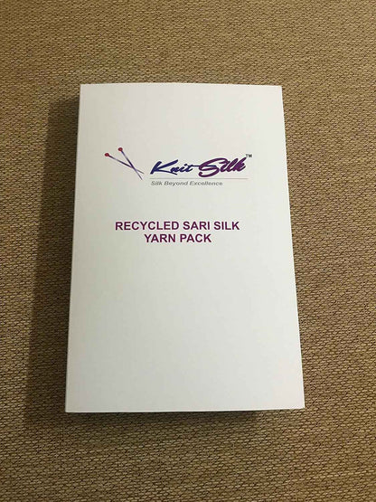 Knitsilk Mini Recycled Silk Yarn Pack - 10 Assorted Colors - 10gm x 10 - Sari Silk Yarn for Knitting & Crafting