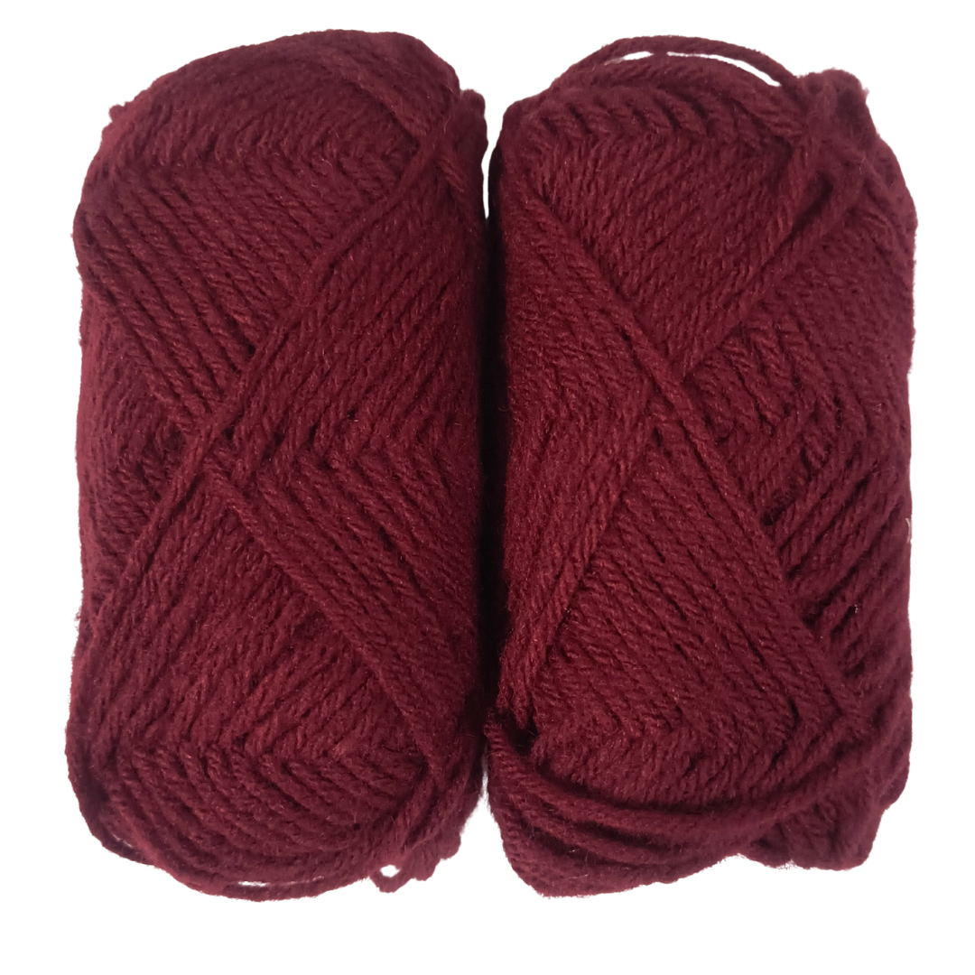 Knitsilk BabySoft – 4‑Ply Acriwool Yarn (Pack of 5 x 20g Balls, 250+ Yards Total) | Blush Bloom