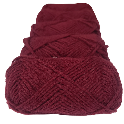 Knitsilk BabySoft – 4‑Ply Acriwool Yarn (Pack of 5 x 20g Balls, 250+ Yards Total) | Blush Bloom