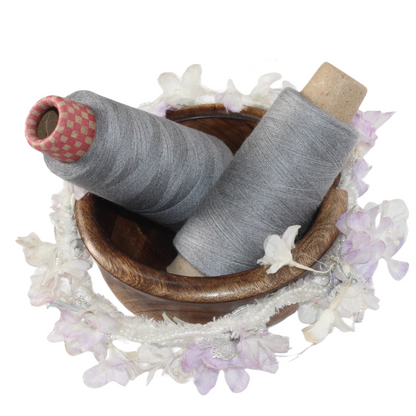 Knitsilk Wool, Cotton & Silk Blended Thread – 50 g (2 ply 2/60’s),