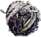 Knitsilk Recycled Shibori Sari Silk Ribbon Yarn-Black