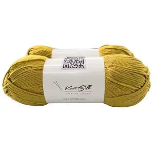 Knitsilk Soft Cotton Knitting Yarn – 100% Cotton | 2 X 100g (Approx. 200+ Yards)
