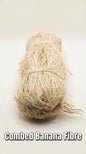 KnitSilk Banana Plant Fibre – Loose Natural Craft Fibre | 500 g | Plant-Based