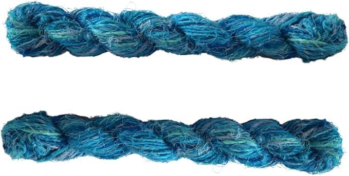 Knitsilk linen yarn, Light blue