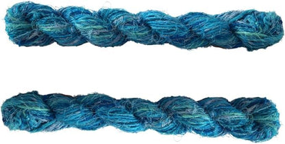 Knitsilk linen yarn, Light blue