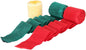 Knitsilk Dupioni Satin Ribbon Green and Red