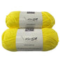 Knitsilk Soft Cotton Knitting Yarn – 100% Cotton | 2 X 100g (Approx. 200+ Yards)