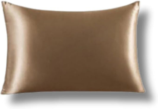 Knitsilk silk pillowcase, copper