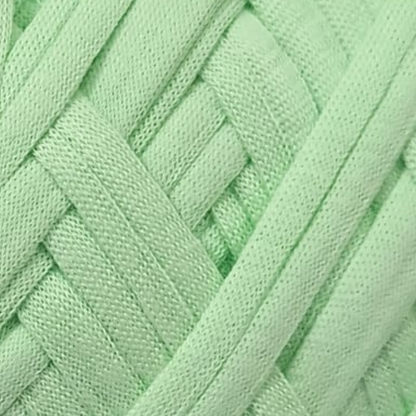 Knitsilk Flexi T-Shirt Yarn – 450g Super Chunky Recycled Cotton Blend – Vibrant Colors – Soft, Durable, Eco-Friendly Bulky Yarn for Knitting, Crochet, Macramé & DIY Crafts, Sage green