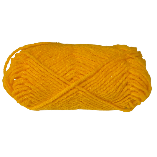 Knitsilk BabySoft – 4‑Ply Acriwool Yarn (Pack of 5 x 20g Balls, 250+ Yards Total) | Sunshine Glow