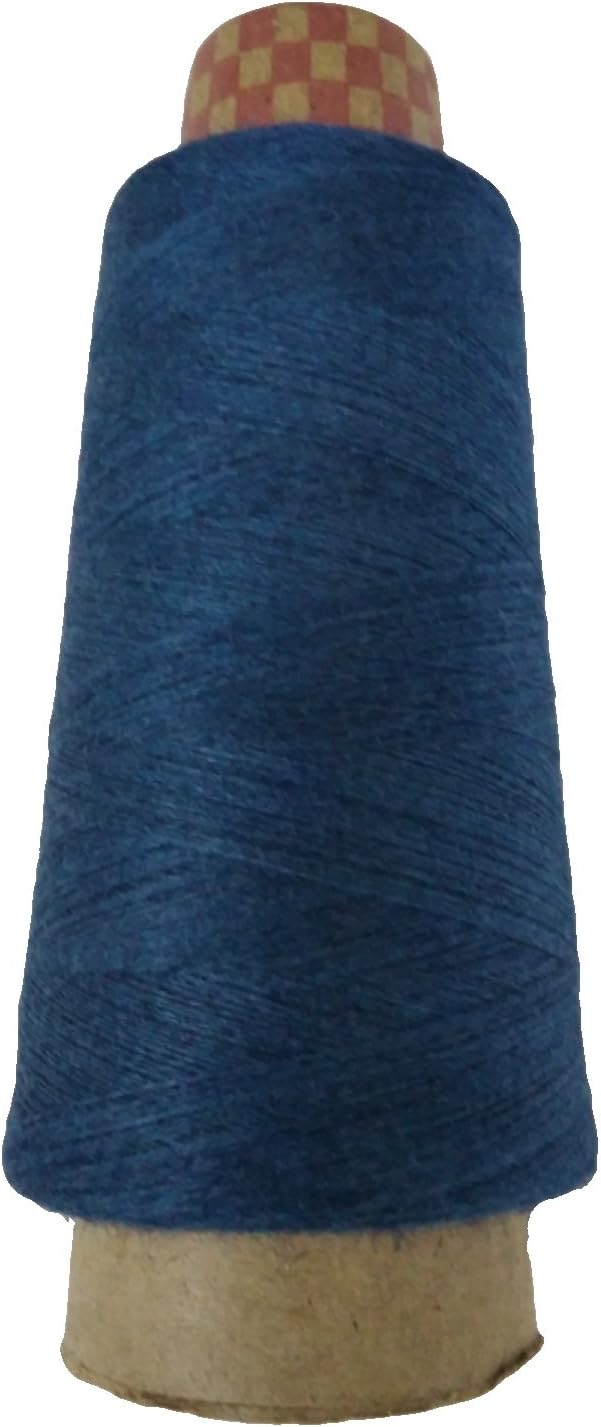 Knitsilk wool cotton silk blend yarn, Blue