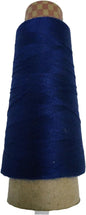 Knitsilk wool cotton silk blend yarn, navy blue