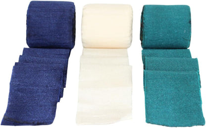 Knitsilk Dupioni Satin Ribbon Blue and Green