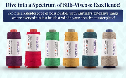 Silk viscose yarn 2 ply,Peach