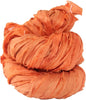 Knitsilk recycled sari silk ribbon yarn — orange 