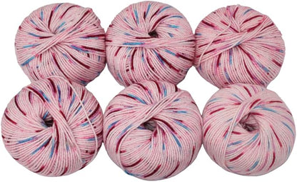 Knitsilk acrylic yarn,pack of 6
