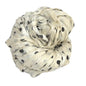 Knitsilk recycled sari silk ribbon yarn - Polka dot(Black)