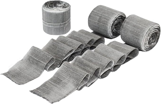 Knitsilk Dupioni Satin Ribbon Brown