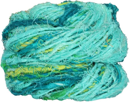 Knitsilk linen yarn, Sea green