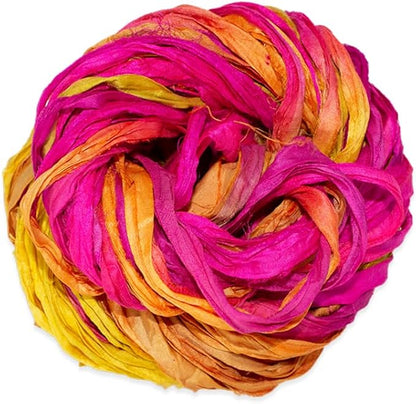 Knitsilk recycled sari silk ribbon yarn — Vintage