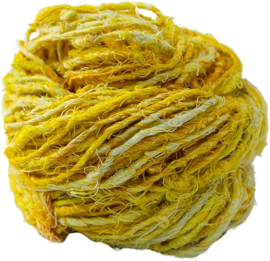 Knitsilk linen yarn, Yellow