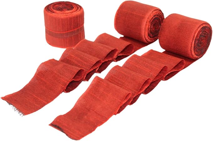 Knitsilk Dupioni Satin Ribbon, Red