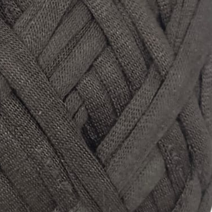 Knitsilk Flexi T-Shirt Yarn – 450g Super Chunky Recycled Cotton Blend – Vibrant Colors – Soft, Durable, Eco-Friendly Bulky Yarn for Knitting, Crochet, Macramé & DIY Crafts, Charcoal grey