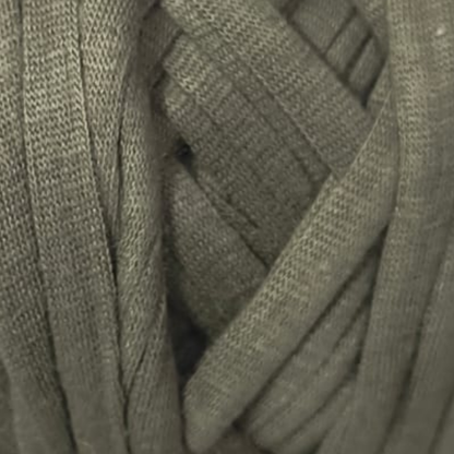 Knitsilk Flexi T-Shirt Yarn – 450g Super Chunky Recycled Cotton Blend – Vibrant Colors – Soft, Durable, Eco-Friendly Bulky Yarn for Knitting, Crochet, Macramé & DIY Crafts, Moss green