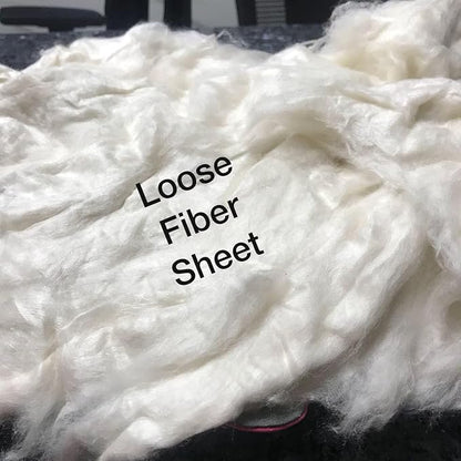 Knitsilk Silk fiber yarn, Natural white