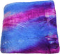 Knitsilk Silk fiber yarn, Blue and Dark Pink