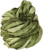 Knitsilk Recycled Sari Silk Ribbon Yarn-Olive Ombre