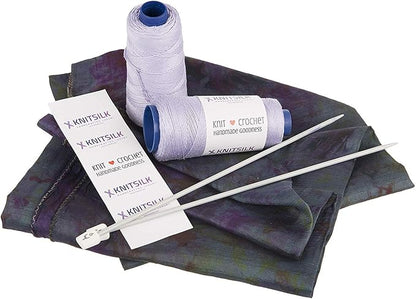 Knitsilk 8 ply silk viscose yarn,Lilac